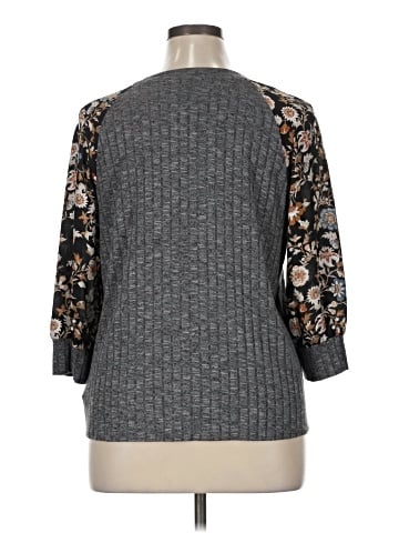 A. Byer 3/4 Sleeve Top (view 2)