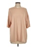 Shein Solid Tan 3/4 Sleeve T-Shirt Size XS - photo 1