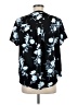 Torrid 100% Polyester Floral Black Short Sleeve Blouse Size Med Plus (00) - photo 2