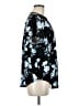 Torrid 100% Polyester Floral Black Short Sleeve Blouse Size Med Plus (00) - photo 4