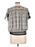Max Studio 100% Polyester Gray Short Sleeve Blouse Size L - photo 2