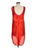 Everly 100% Polyester Solid Orange Casual Dress Size M - photo 2