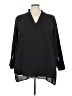 ELOQUII 100% Polyester Black 3/4 Sleeve Blouse Size 22 - photo 1