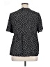 Shein Curve 100% Polyester Black Short Sleeve Blouse Size 0X - photo 2