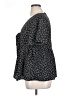 Shein Curve 100% Polyester Black Short Sleeve Blouse Size 0X - photo 5