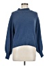 Unbranded Solid Blue Turtleneck Sweater Size M - photo 1