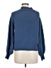 Unbranded Solid Blue Turtleneck Sweater Size M - photo 2