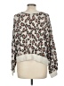 Ces Femme Animal Print Tan Pullover Sweater Size M - photo 2