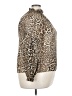 Unbranded Animal Print Brown Long Sleeve Blouse Size 24 (estimated) - photo 4