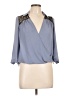Vero Moda Blue 3/4 Sleeve Blouse Size L - photo 1