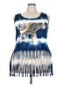 Gemstone Blue Sleeveless Blouse Size 3X - photo 1