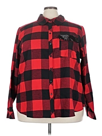 Cato Long Sleeve Button-Down Shirt (view 1)