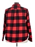 Cato 100% Cotton Plaid Red Long Sleeve Button-Down Shirt Size 26 - 28 - photo 2
