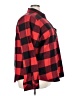 Cato 100% Cotton Plaid Red Long Sleeve Button-Down Shirt Size 26 - 28 - photo 4