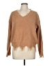 La Miel 100% Acrylic Tan Pullover Sweater Size Med - Lg - photo 1