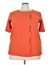 Unbranded 100% Cotton Orange Short Sleeve Top Size 5X - photo 1