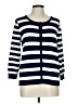 Architect Stripes Blue Cardigan Size L (petite) - photo 1