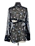3.1 Phillip Lim Floral Black Long Sleeve Blouse Size 4 - photo 2