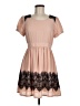 Ellison 100% Polyester Tan Casual Dress Size M - photo 1