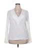 Unbranded 100% Polyester White Long Sleeve Blouse Size XXL - photo 1