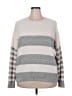 Knox Rose Stripes Gray Pullover Sweater Size XXL - photo 1