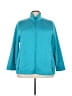 T by Talbots Teal Track Jacket Size 3X - photo 1
