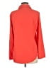 MICHAEL Michael Kors 100% Polyester Orange Red Long Sleeve Blouse Size M - photo 2