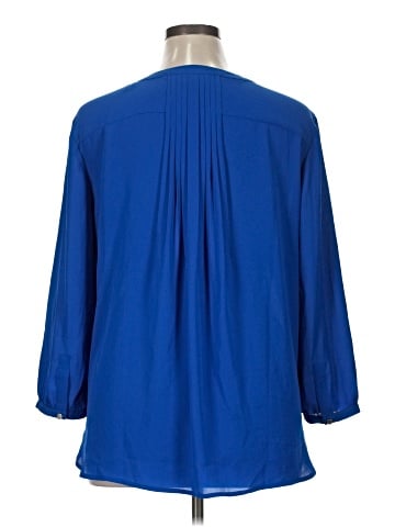 JM Collection 3/4 Sleeve Blouse (view 2)