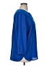 JM Collection 100% Polyester Blue 3/4 Sleeve Blouse Size XL - photo 4