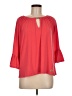 MICHAEL Michael Kors Red 3/4 Sleeve Blouse Size M - photo 1