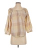 Everlane 100% Cotton Tan 3/4 Sleeve Blouse Size 0 - photo 1