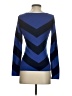 C. Wonder 100% Merino Wool Chevron-herringbone Blue Wool Pullover Sweater Size XS - photo 2