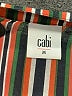 CAbi 100% Polyester Stripes Brown Long Sleeve Blouse Size M - photo 7