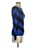 C. Wonder 100% Merino Wool Chevron-herringbone Blue Wool Pullover Sweater Size XS - photo 4