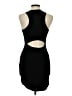 Unbranded Solid Black Cocktail Dress Size M - photo 2