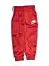 Nike 100% Polyester Red Casual Pants 9-12 MO / 12 MO - photo 1