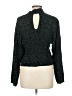 Zara Green Long Sleeve Blouse Size L - photo 2