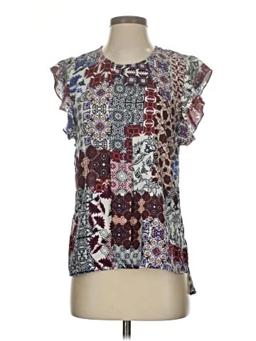 Fourteenth Place Short Sleeve Blouse (view 1)