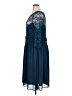 Unbranded 100% Polyamide Blue Teal Cocktail Dress Size 24 waist - photo 5