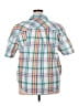 Assorted Brands Plaid White Short Sleeve Button-Down Shirt Size 22W - photo 2