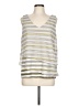 New Directions 100% Polyester Gray Sleeveless Top Size L - photo 1