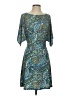 BCBGMAXAZRIA Paisley Teal Casual Dress Size XS - photo 1