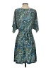 BCBGMAXAZRIA Paisley Teal Casual Dress Size XS - photo 2
