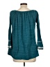 Win Win Teal 3/4 Sleeve Top Size Lg - XL - photo 2