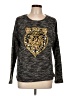 West 36th Animal Print Gold Pullover Sweater Size L - photo 1