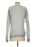 Caslon Stripes Silver Gray Pullover Sweater Size S - photo 2
