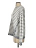 Caslon Stripes Silver Gray Pullover Sweater Size S - photo 5