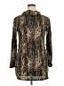 Assorted Brands Animal Print Brown Long Sleeve Top Size 14 - photo 1