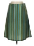 B Lucid 100% Polyester Chevron-herringbone Teal Casual Skirt Size 5 - photo 1