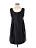 Lux 100% Polyester Solid Black Cocktail Dress Size 9 - photo 2